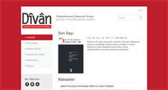 Desktop Screenshot of divandergisi.com